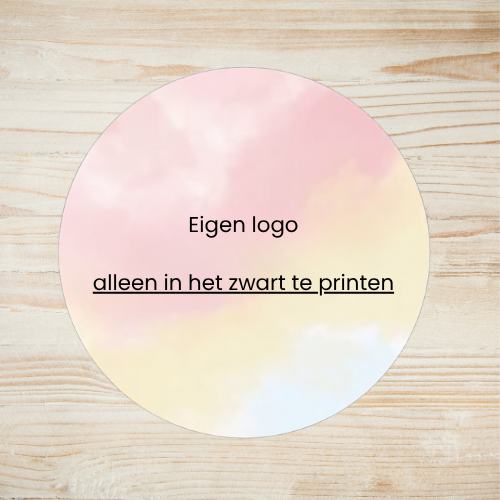 Logo Stickers per 10 in verschillende kleuren