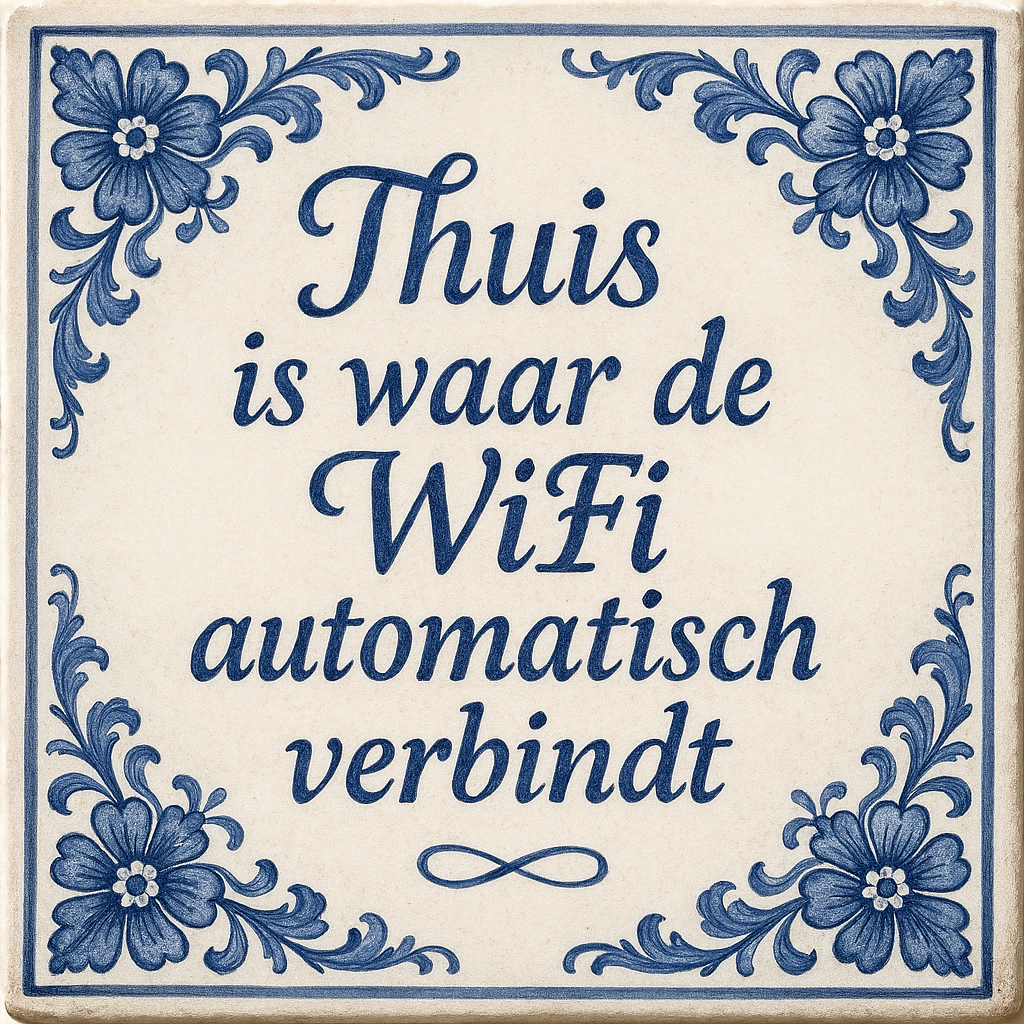 Bedrukt tegeltje 15x15 cm