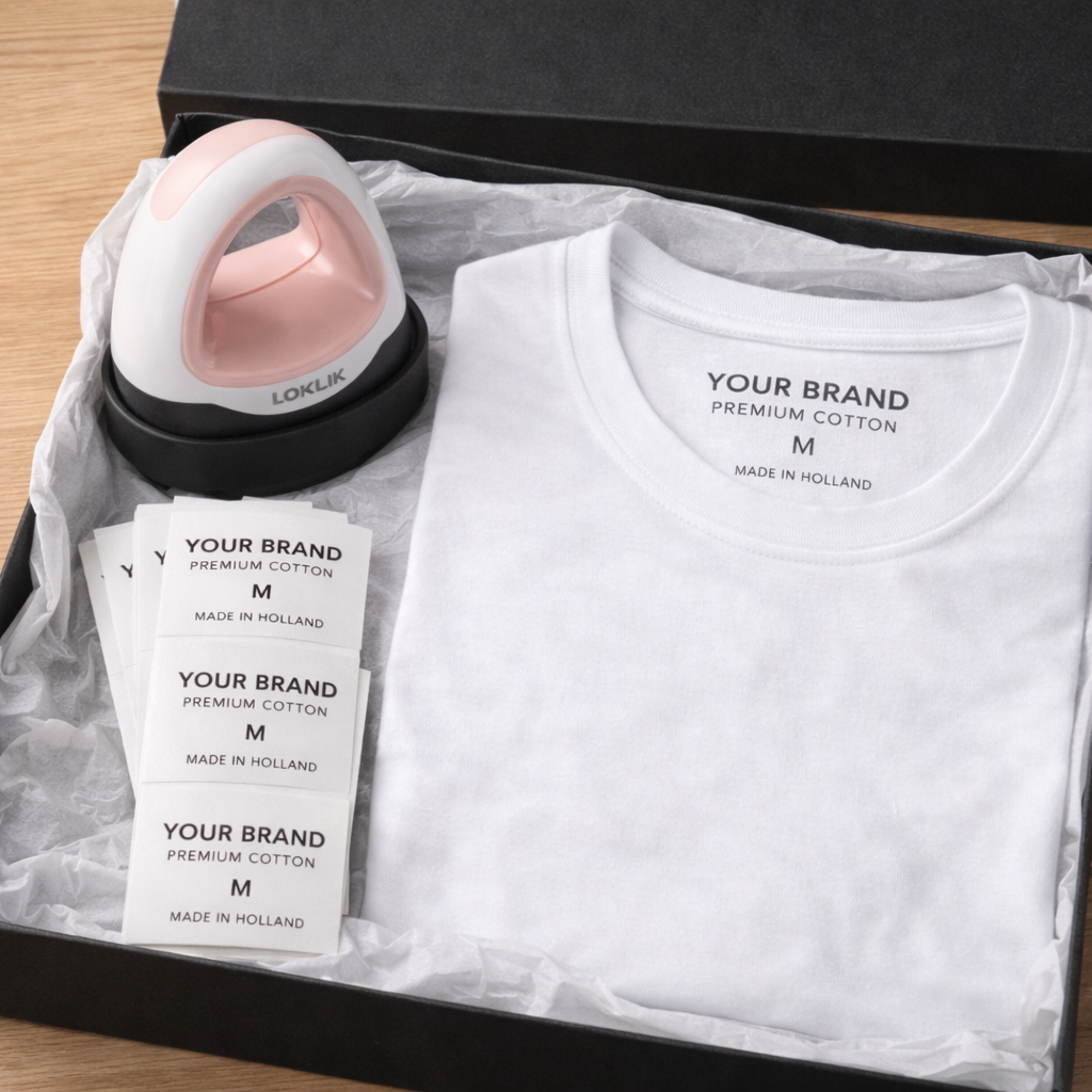 Compleet starterspakket met labels & mini heatpress