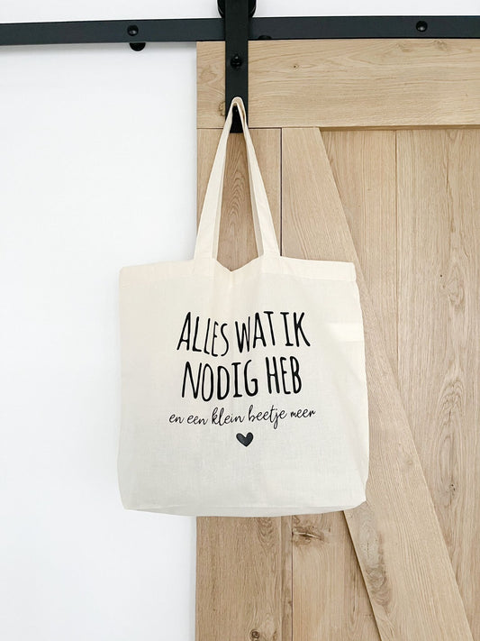 Shoppen met een gepersonaliseerde duurzame tas