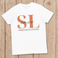 Bedrukt T-shirt (Russel 215gr/m2.) met eigen logo of print