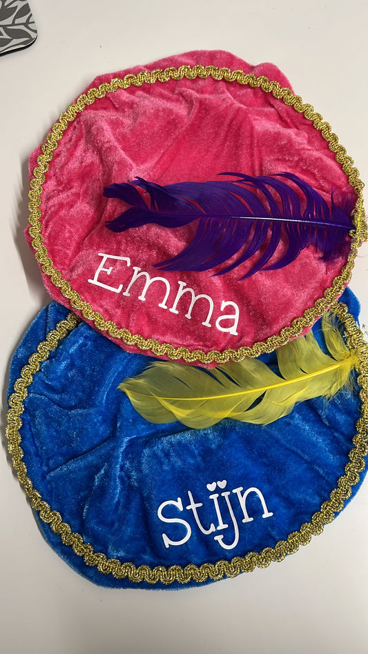 Pieten muts met naam