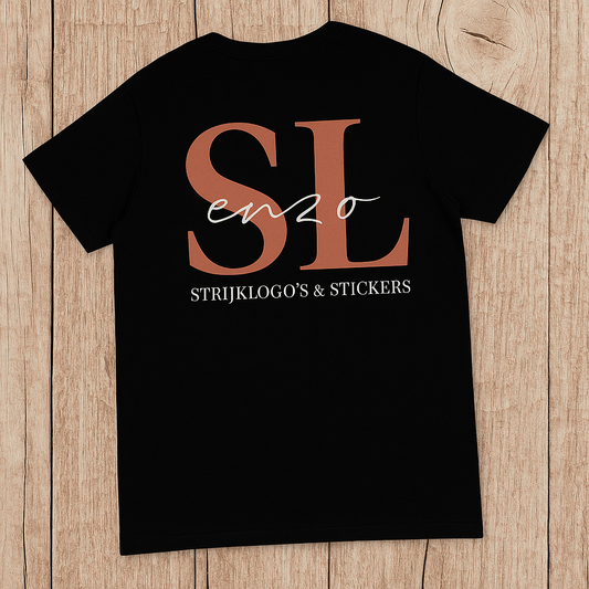 Bedrukt T-shirt (Russel 215gr/m2.) met eigen logo of print